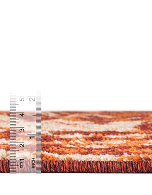 Terracotta 9' x 12' Autumn Rectangle Area Rug 100% Polypropylene Durable Jute Backing Living Dining Room Bedroom Office Modern Decor Carpet for Sale at Rug Engine