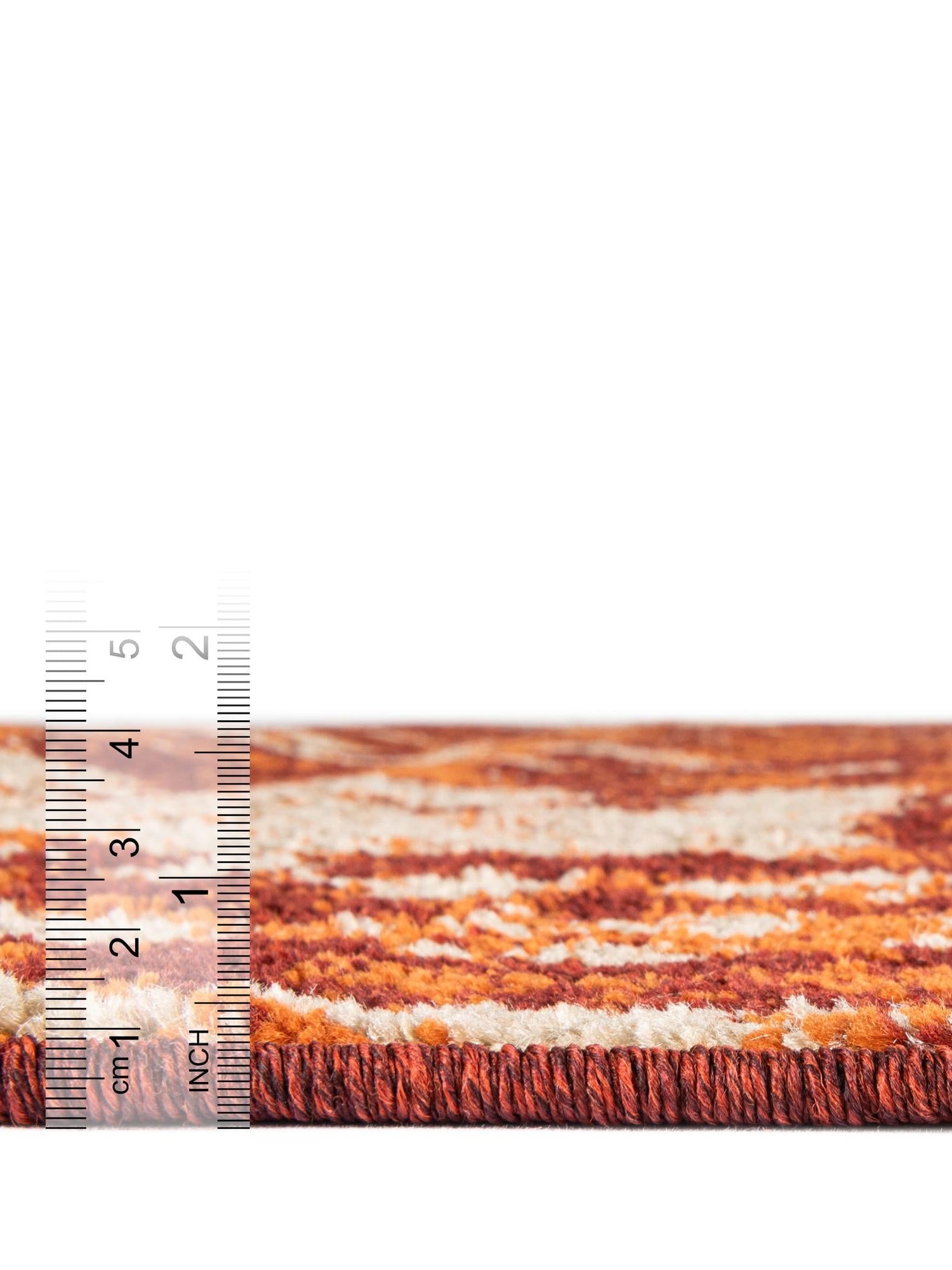 Terracotta 5' 3 x 8' Autumn Rectangle Area Rug 100% Polypropylene Durable Jute Backing Living Dining Room Bedroom Office Modern Decor Carpet for Sale at Rug Engine