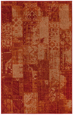 Terracotta 5' 3 x 8' Autumn Rectangle Area Rug 100% Polypropylene Durable Jute Backing Living Dining Room Bedroom Office Modern Decor Carpet for Sale at Rug Engine