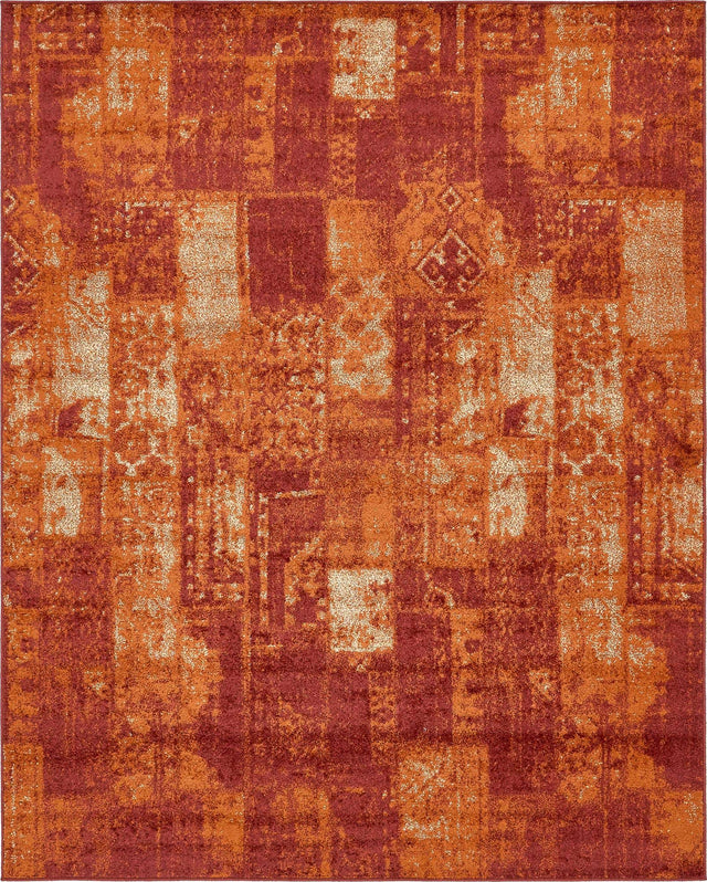 Terracotta 7' 10 x 10' Autumn Rectangle Area Rug 100% Polypropylene Durable Jute Backing Living Dining Room Bedroom Office Modern Decor Carpet for Sale at Rug Engine