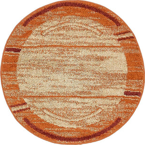 Beige 3' 1 x 3' 1 Autumn Round Area Rug 100% Polypropylene Durable Jute Backing Living Dining Room Bedroom Office Modern Decor Carpet for Sale at Rug Engine