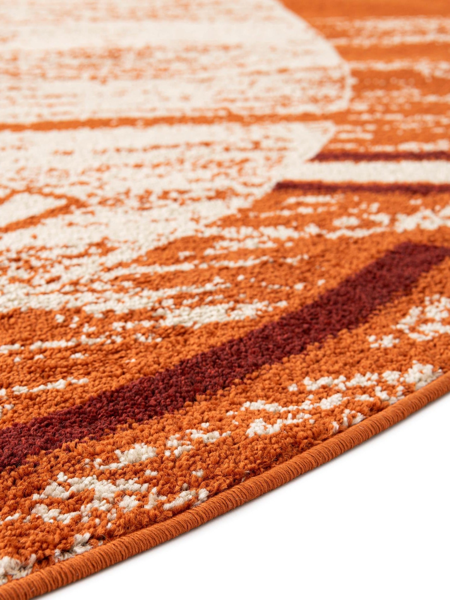 Beige 7' 10 x 7' 10 Autumn Round Area Rug 100% Polypropylene Durable Jute Backing Living Dining Room Bedroom Office Modern Decor Carpet for Sale at Rug Engine