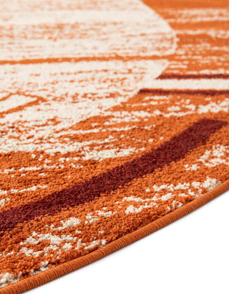 Beige 7' 10 x 7' 10 Autumn Round Area Rug 100% Polypropylene Durable Jute Backing Living Dining Room Bedroom Office Modern Decor Carpet for Sale at Rug Engine