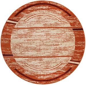 Beige 7' 10 x 7' 10 Autumn Round Area Rug 100% Polypropylene Durable Jute Backing Living Dining Room Bedroom Office Modern Decor Carpet for Sale at Rug Engine