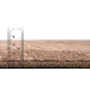 Brown 2' x 6' 1 Autumn Runner Area Rug 100% Polypropylene Durable Jute Backing Living Dining Room Bedroom Office Modern Decor Carpet for Sale at Rug Engine
