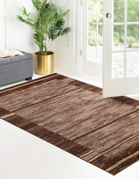 Brown 5' 3 x 8' Autumn Rectangle Area Rug 100% Polypropylene Durable Jute Backing Living Dining Room Bedroom Office Modern Decor Carpet for Sale at Rug Engine