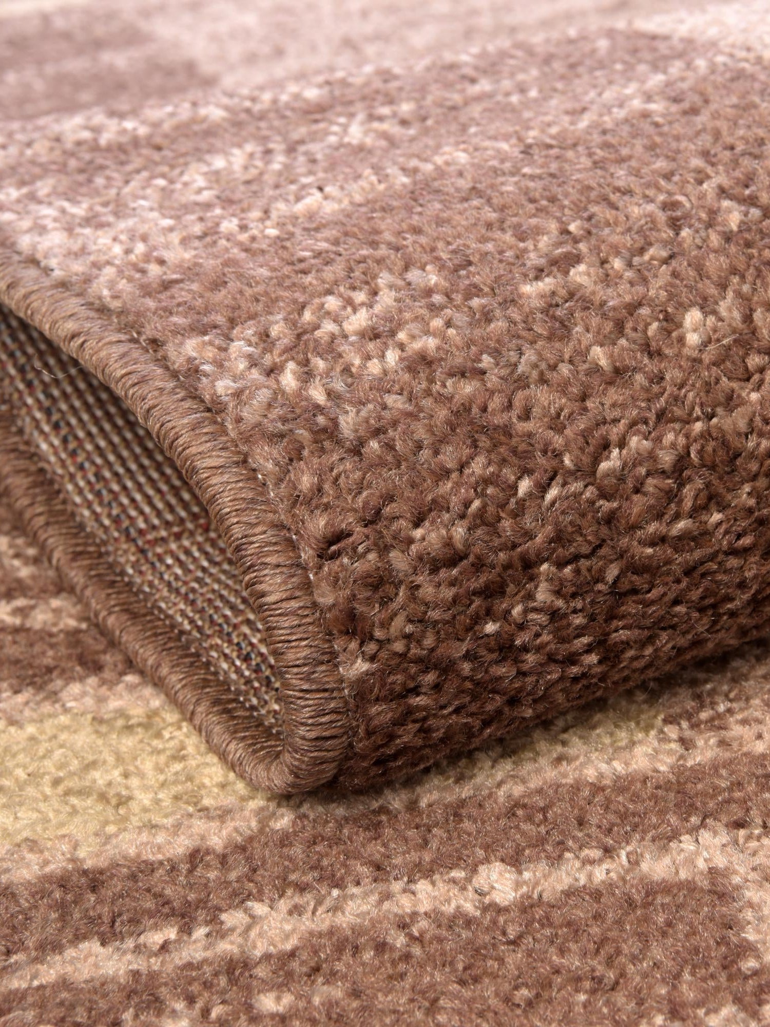 Brown 9' x 12' Autumn Rectangle Area Rug 100% Polypropylene Durable Jute Backing Living Dining Room Bedroom Office Modern Decor Carpet for Sale at Rug Engine