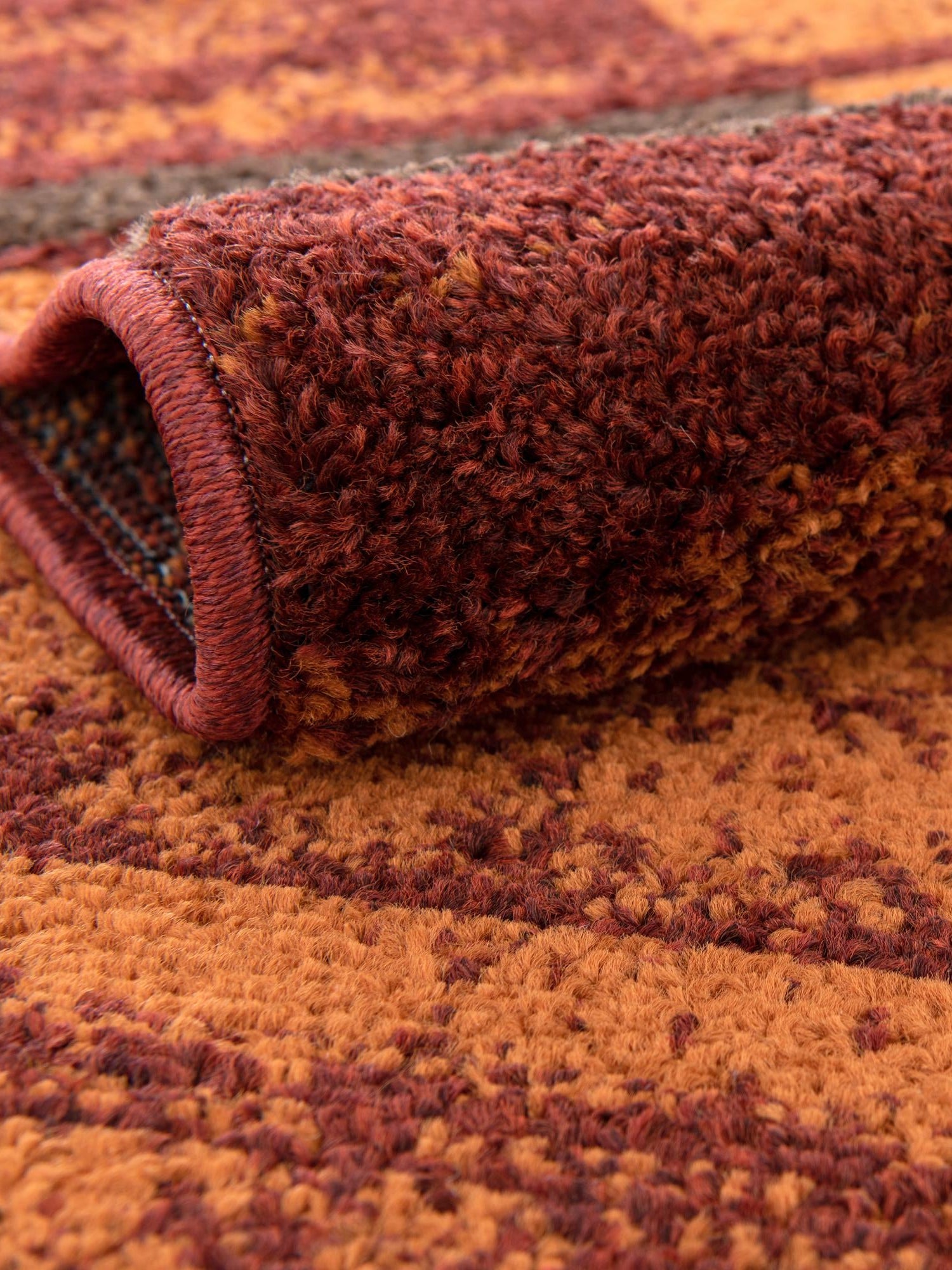 Terracotta 2' x 8' Autumn Runner Area Rug 100% Polypropylene Durable Jute Backing Living Dining Room Bedroom Office Modern Decor Carpet for Sale at Rug Engine