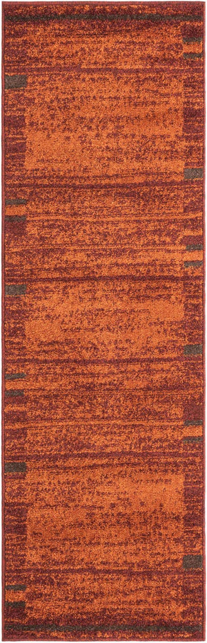 Terracotta 2' x 6' 1 Autumn Runner Area Rug 100% Polypropylene Durable Jute Backing Living Dining Room Bedroom Office Modern Decor Carpet for Sale at Rug Engine
