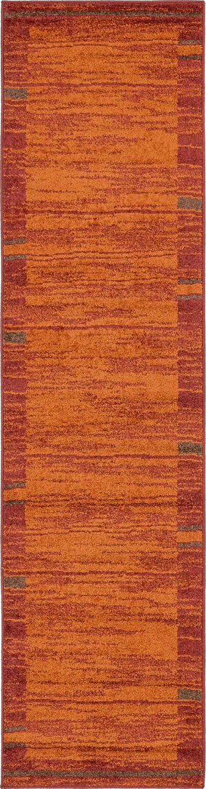 Terracotta 2' 7 x 10' Autumn Runner Area Rug 100% Polypropylene Durable Jute Backing Living Dining Room Bedroom Office Modern Decor Carpet for Sale at Rug Engine
