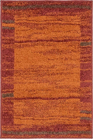 Terracotta 2' x 3' 1 Autumn Rectangle Area Rug 100% Polypropylene Durable Jute Backing Living Dining Room Bedroom Office Modern Decor Carpet for Sale at Rug Engine