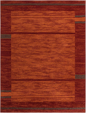 Terracotta 9' x 12' Autumn Rectangle Area Rug 100% Polypropylene Durable Jute Backing Living Dining Room Bedroom Office Modern Decor Carpet for Sale at Rug Engine