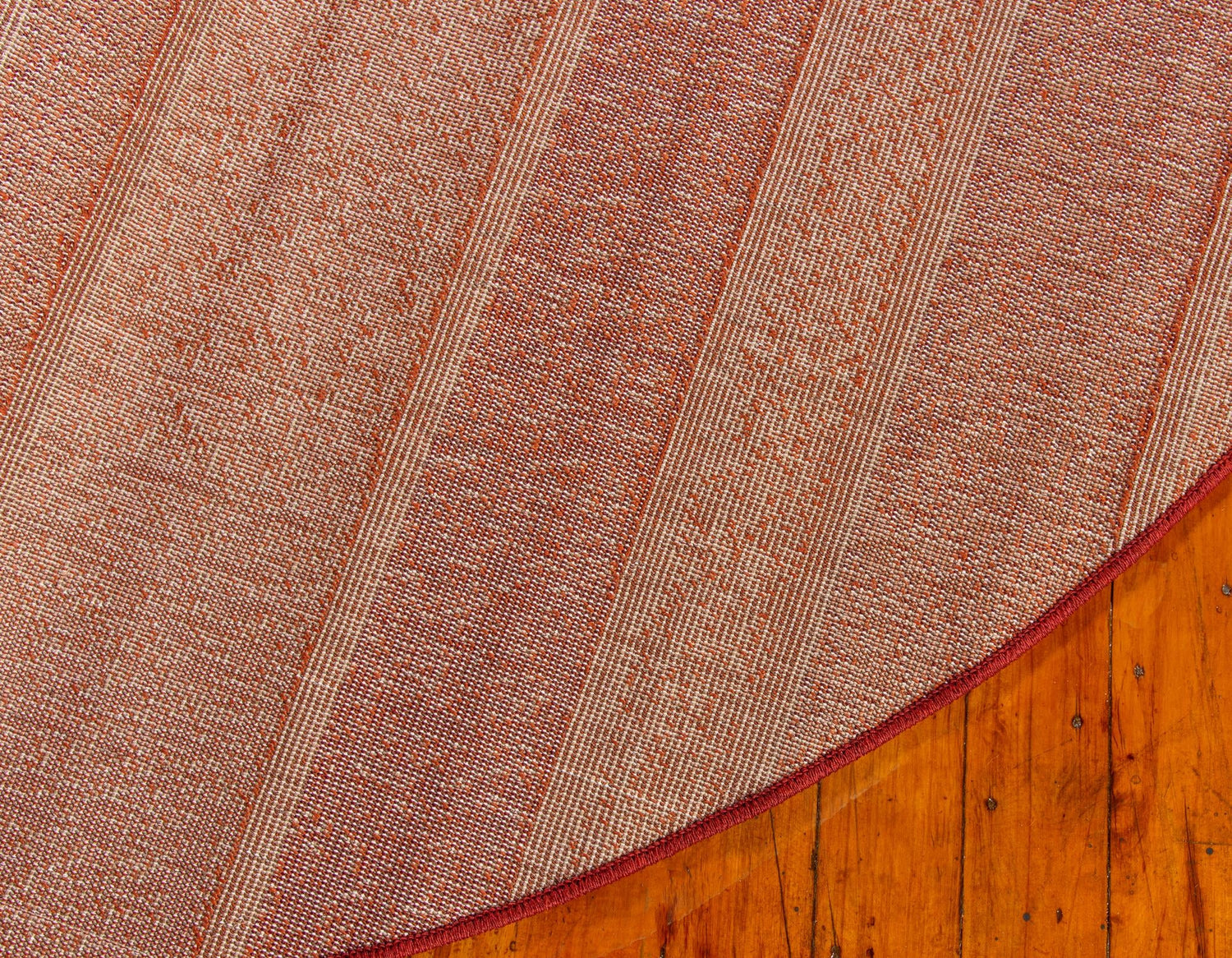 Rust Red 8' x 8' Autumn Round Area Rug 100% Polypropylene Durable Jute Backing Living Dining Room Bedroom Office Modern Decor Carpet for Sale at Rug Engine