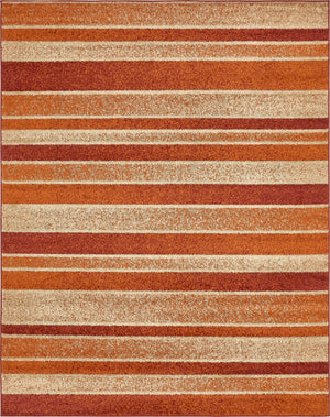 Rust Red 8' x 10' Autumn Rectangle Area Rug 100% Polypropylene Durable Jute Backing Living Dining Room Bedroom Office Modern Decor Carpet for Sale at Rug Engine