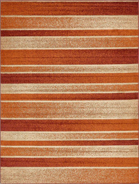 Rust Red 9' x 12' 2 Autumn Rectangle Area Rug 100% Polypropylene Durable Jute Backing Living Dining Room Bedroom Office Modern Decor Carpet for Sale at Rug Engine
