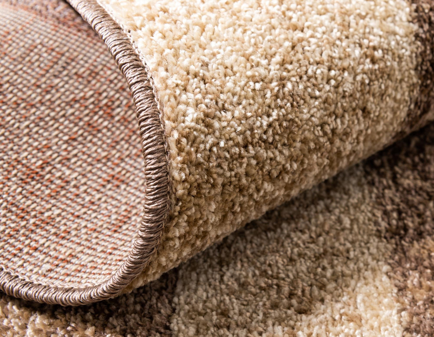 Beige 8' x 8' Autumn Round Area Rug 100% Polypropylene Durable Jute Backing Living Dining Room Bedroom Office Modern Decor Carpet for Sale at Rug Engine