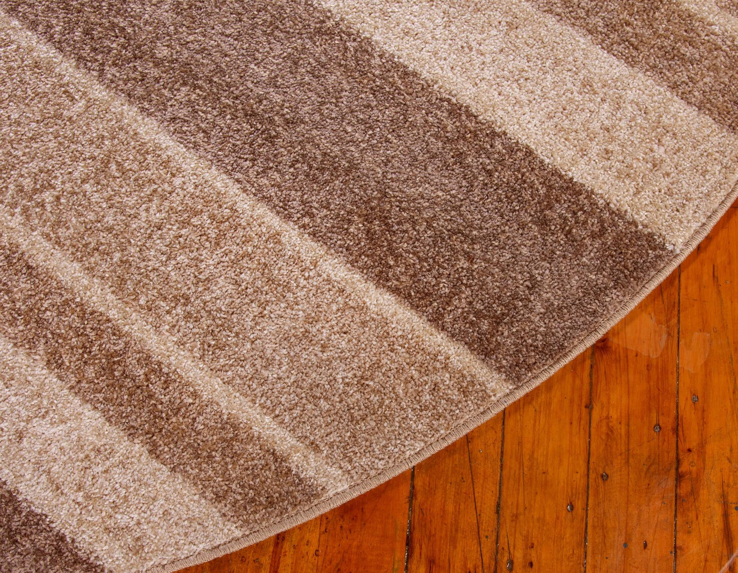 Beige 8' x 8' Autumn Round Area Rug 100% Polypropylene Durable Jute Backing Living Dining Room Bedroom Office Modern Decor Carpet for Sale at Rug Engine