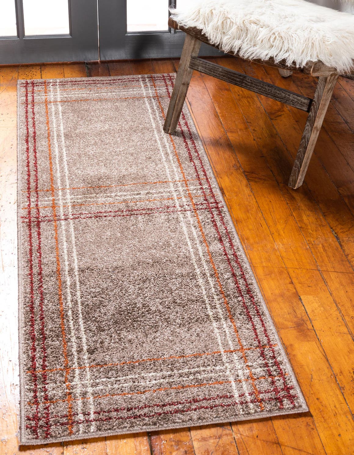 Light Brown 2' 7 x 10' Autumn Runner Area Rug 100% Polypropylene Durable Jute Backing Living Dining Room Bedroom Office Modern Decor Carpet for Sale at Rug Engine