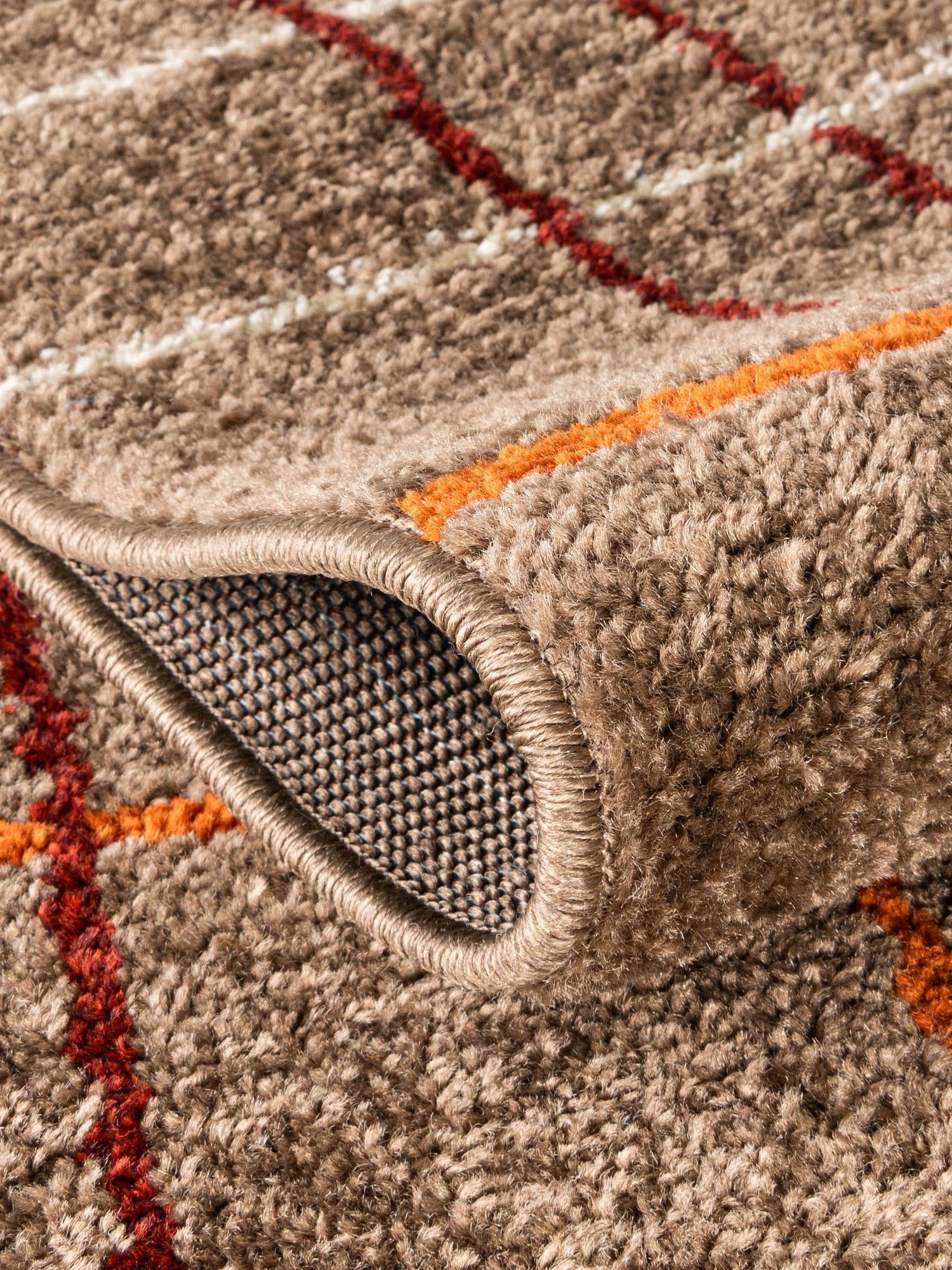 Light Brown 2' x 6' 1 Autumn Runner Area Rug 100% Polypropylene Durable Jute Backing Living Dining Room Bedroom Office Modern Decor Carpet for Sale at Rug Engine