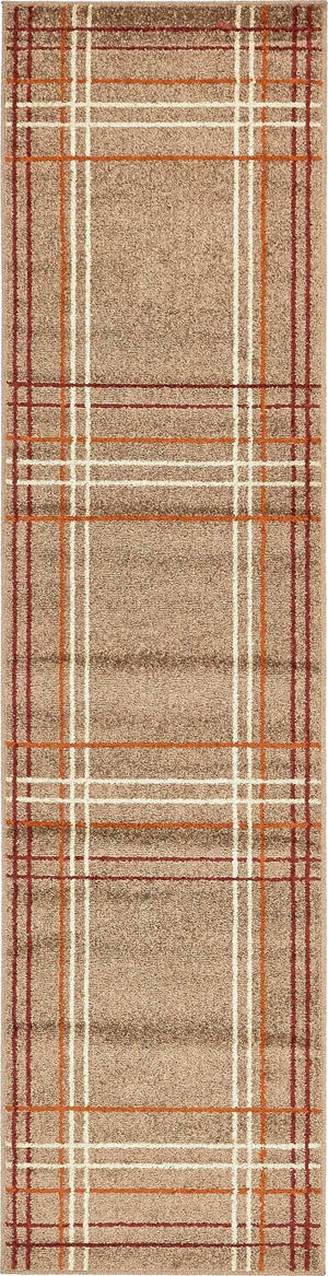 Light Brown 2' 7 x 10' Autumn Runner Area Rug 100% Polypropylene Durable Jute Backing Living Dining Room Bedroom Office Modern Decor Carpet for Sale at Rug Engine