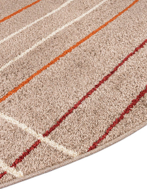 Light Brown 7' 10 x 7' 10 Autumn Round Area Rug 100% Polypropylene Durable Jute Backing Living Dining Room Bedroom Office Modern Decor Carpet for Sale at Rug Engine