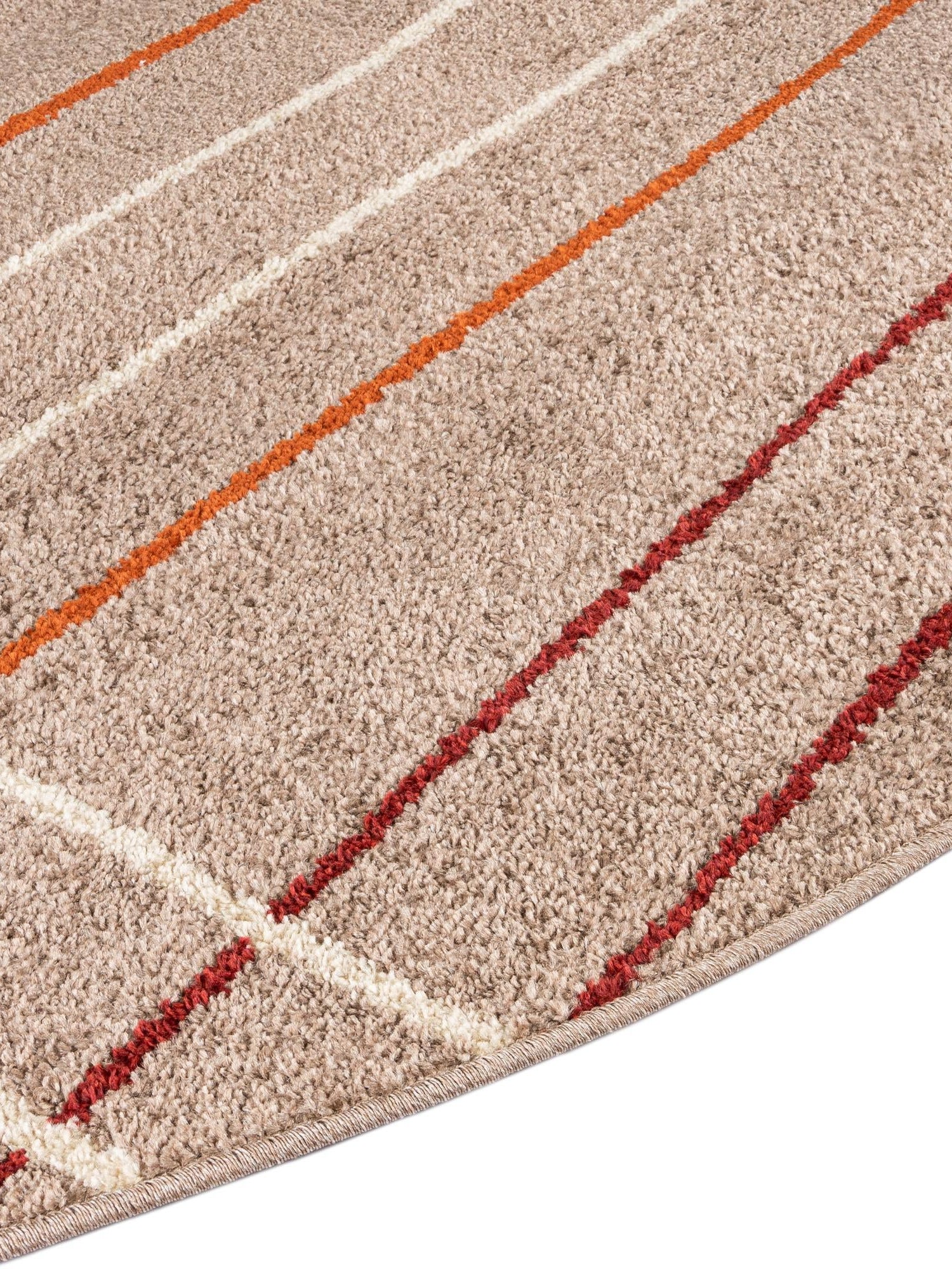 Light Brown 3' 1 x 3' 1 Autumn Round Area Rug 100% Polypropylene Durable Jute Backing Living Dining Room Bedroom Office Modern Decor Carpet for Sale at Rug Engine