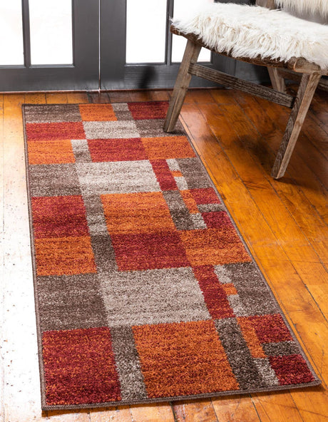 Multicolor 2' x 6' 1 Autumn Runner Rug