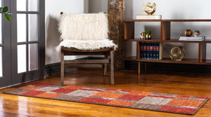 Multicolor 2' x 6' 1 Autumn Runner Rug