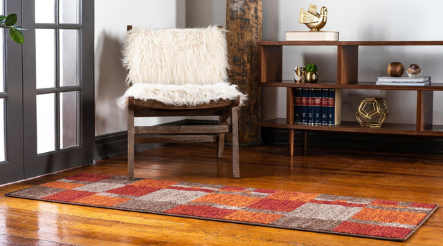Multicolor 2' x 6' 1 Autumn Runner Rug