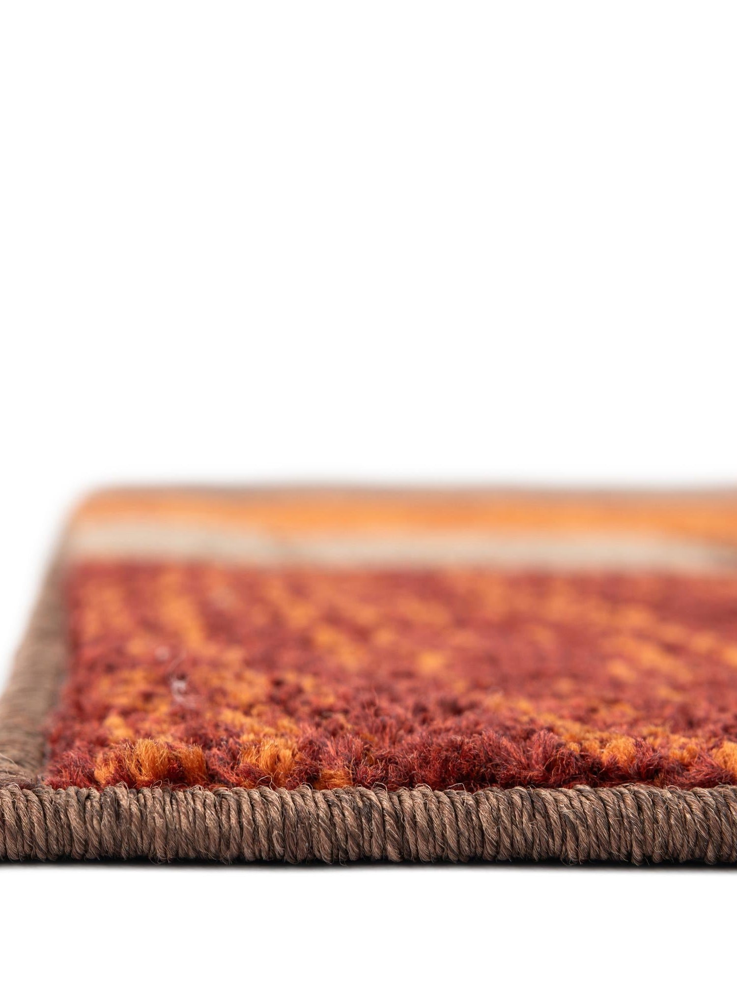 Multicolor 2' x 8' Autumn Runner Area Rug 100% Polypropylene Durable Jute Backing Living Dining Room Bedroom Office Modern Decor Carpet for Sale at Rug Engine