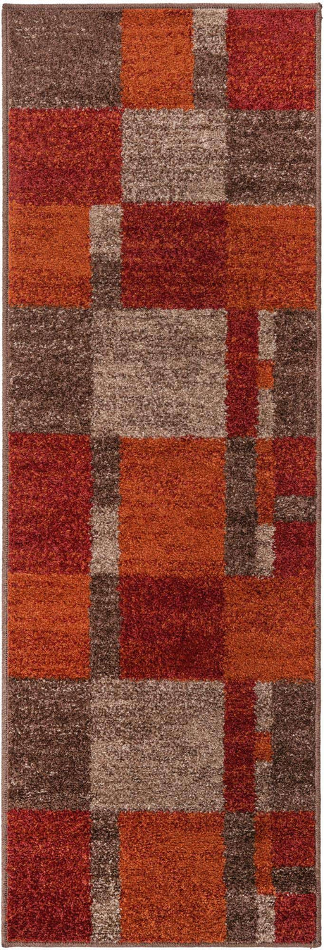 Multicolor 2' x 6' 1 Autumn Runner Rug