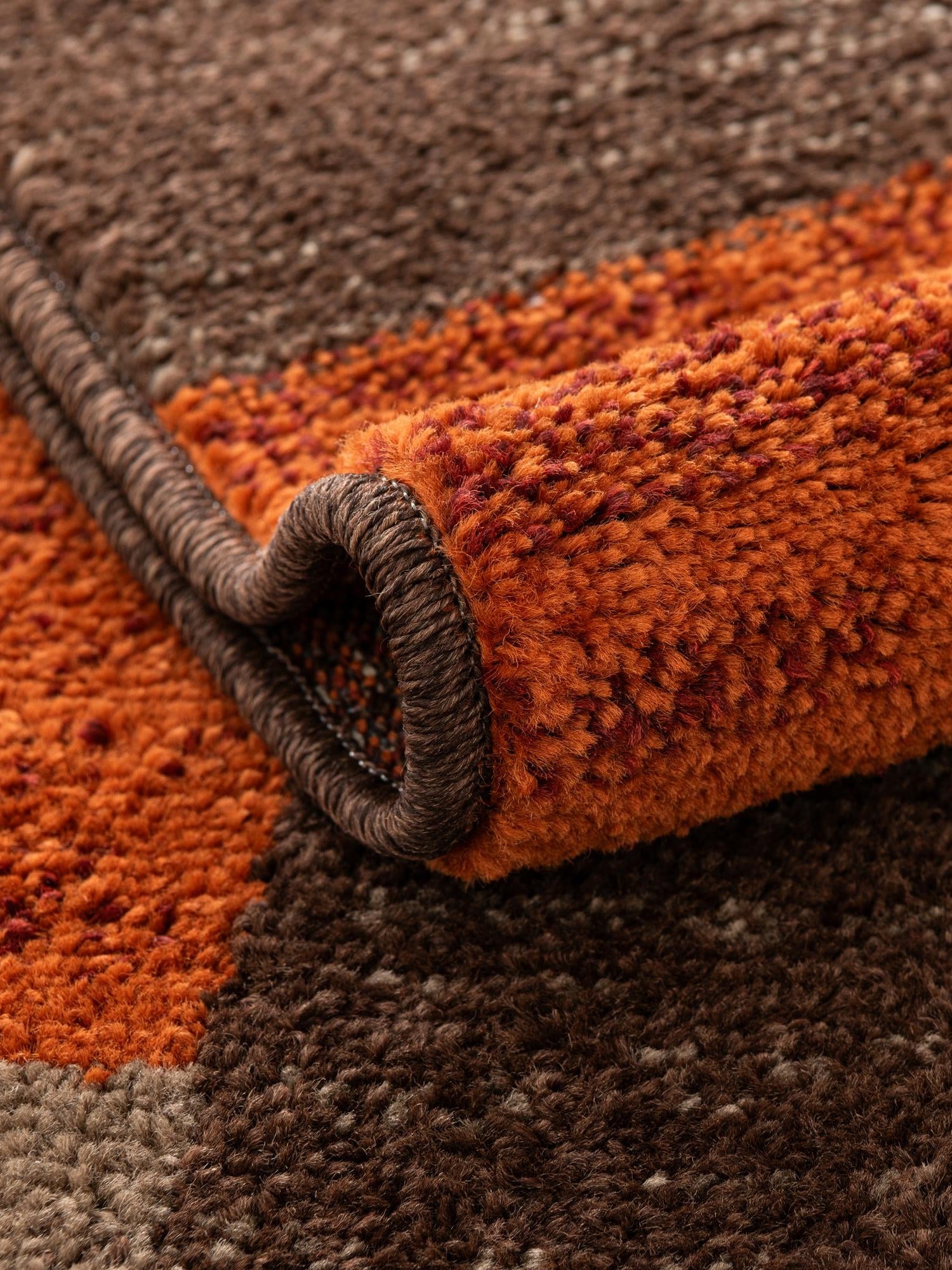 Multicolor 4' 1 x 4' 1 Autumn Round Area Rug 100% Polypropylene Durable Jute Backing Living Dining Room Bedroom Office Modern Decor Carpet for Sale at Rug Engine