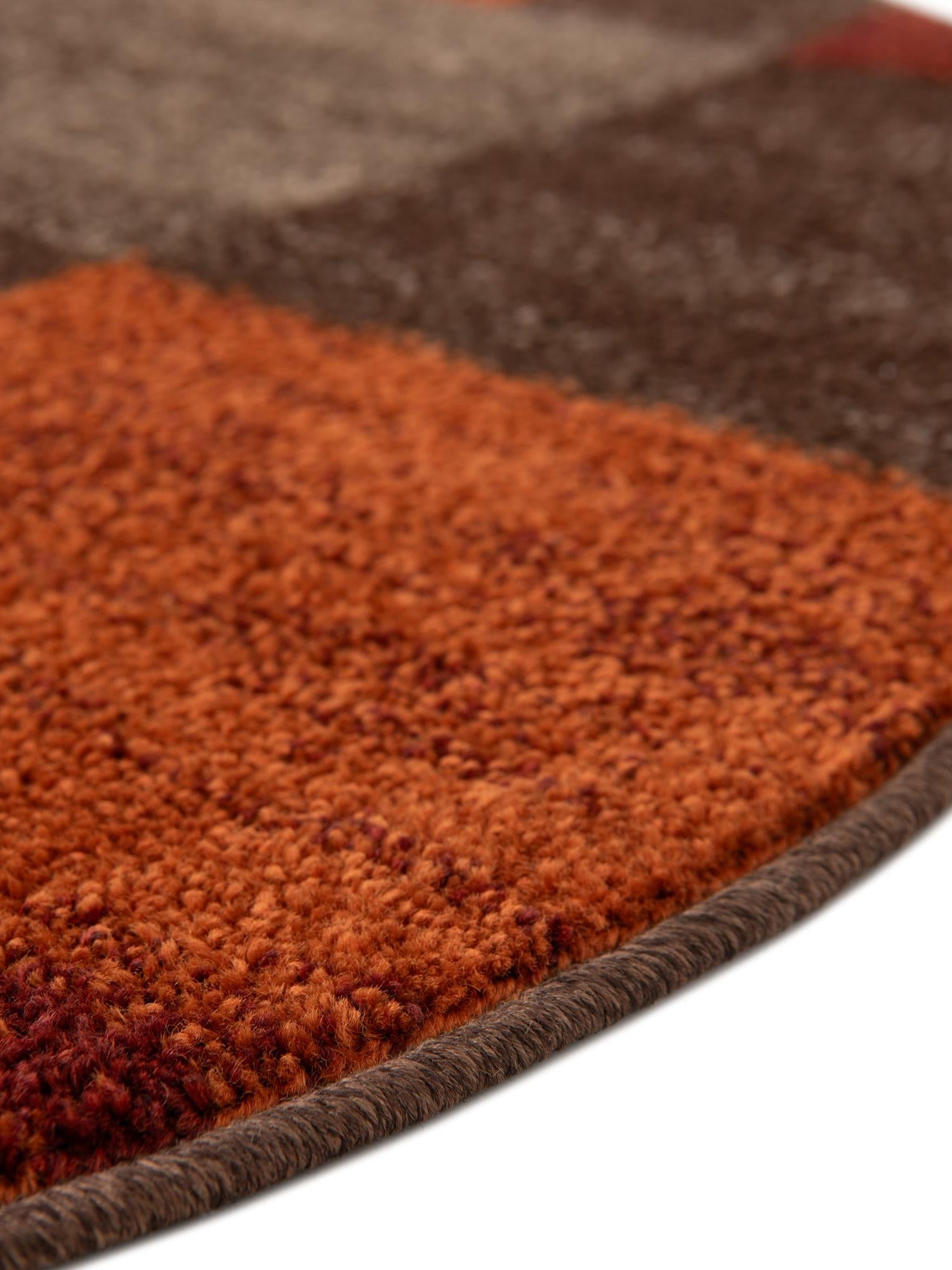 Multicolor 7' 10 x 7' 10 Autumn Round Area Rug 100% Polypropylene Durable Jute Backing Living Dining Room Bedroom Office Modern Decor Carpet for Sale at Rug Engine