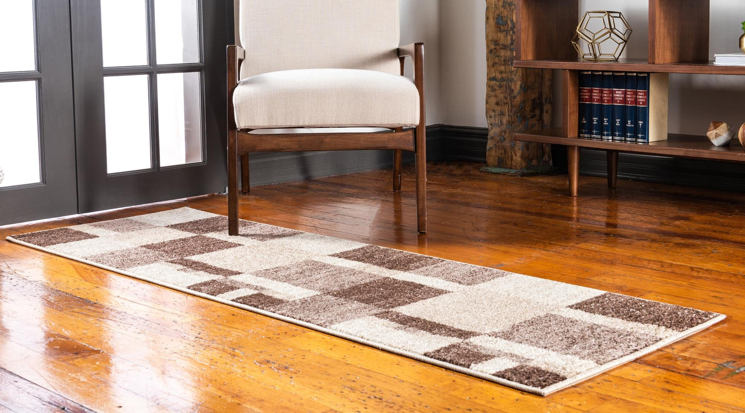 Light Brown 2' x 8' Autumn Runner Area Rug 100% Polypropylene Durable Jute Backing Living Dining Room Bedroom Office Modern Decor Carpet for Sale at Rug Engine