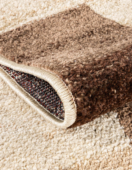 Light Brown 2' 7 x 12' Autumn Runner Area Rug 100% Polypropylene Durable Jute Backing Living Dining Room Bedroom Office Modern Decor Carpet for Sale at Rug Engine