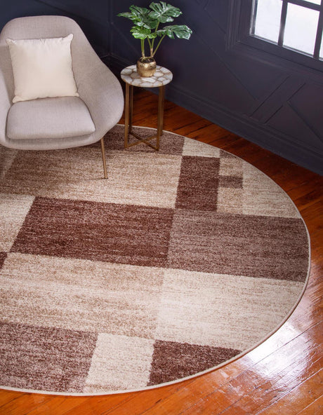 Light Brown 4' 1 x 4' 1 Autumn Round Area Rug 100% Polypropylene Durable Jute Backing Living Dining Room Bedroom Office Modern Decor Carpet for Sale at Rug Engine