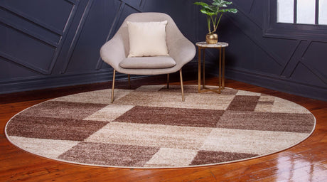 Light Brown 6' 1 x 6' 1 Autumn Round Area Rug 100% Polypropylene Durable Jute Backing Living Dining Room Bedroom Office Modern Decor Carpet for Sale at Rug Engine