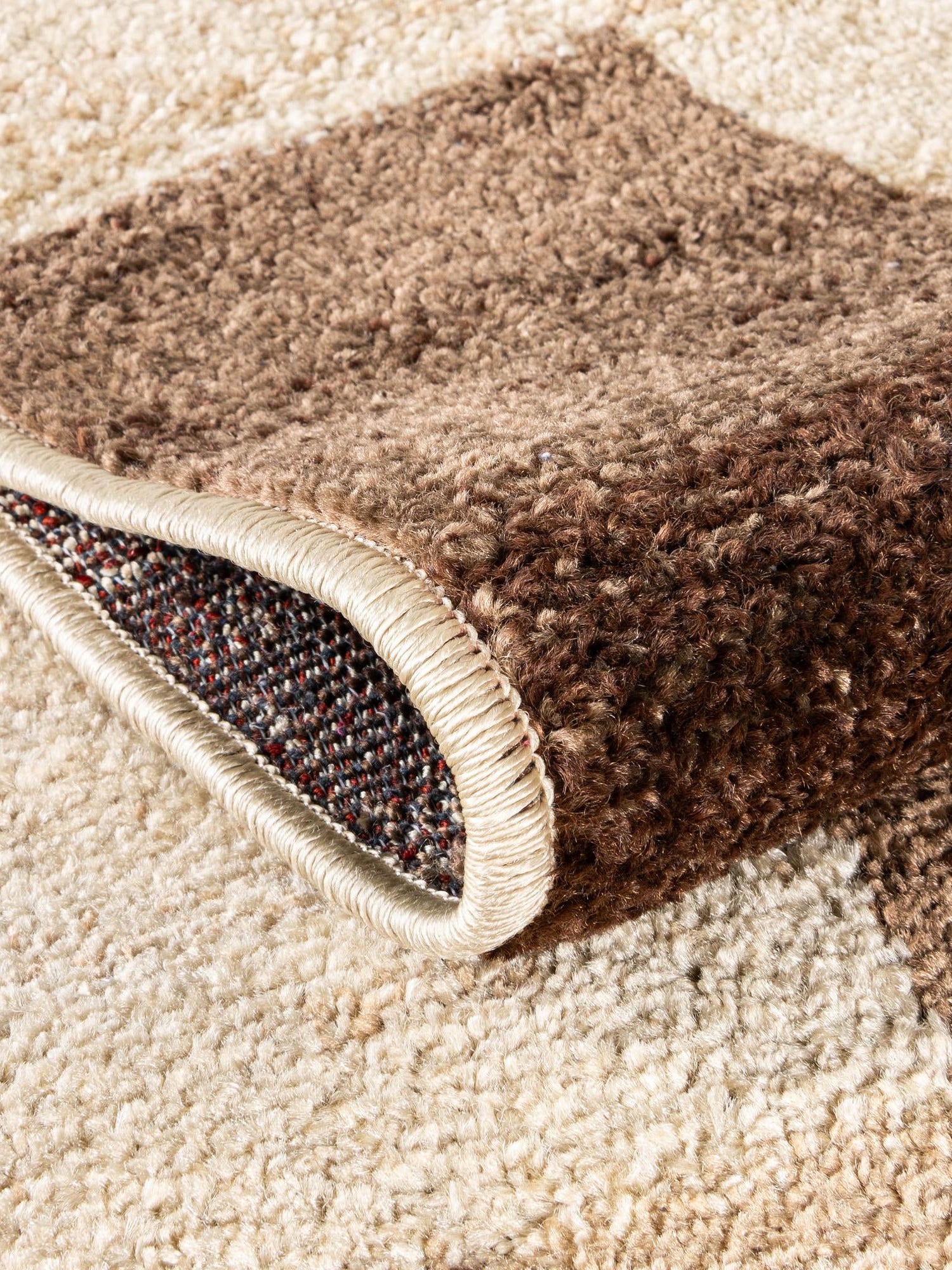 Light Brown 5' 3 x 5' 3 Autumn Round Area Rug 100% Polypropylene Durable Jute Backing Living Dining Room Bedroom Office Modern Decor Carpet for Sale at Rug Engine