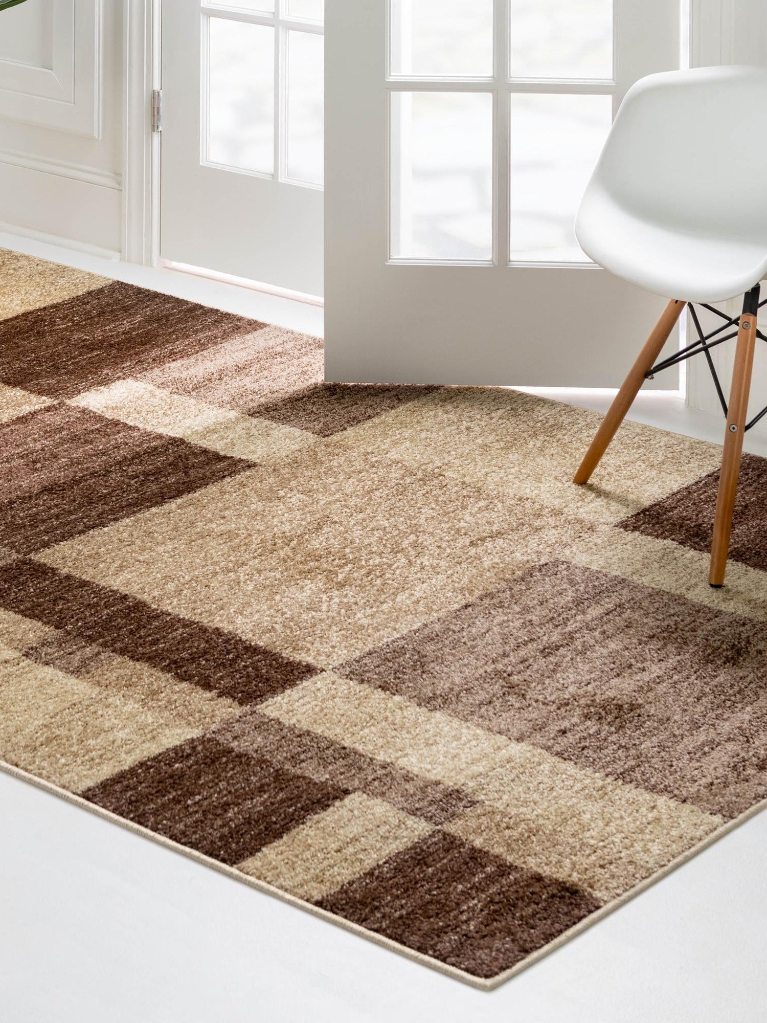 Light Brown 5' 3 x 8' Autumn Rectangle Area Rug 100% Polypropylene Durable Jute Backing Living Dining Room Bedroom Office Modern Decor Carpet for Sale at Rug Engine