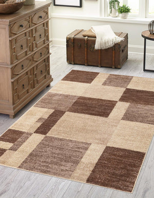 Light Brown 2' x 3' 1 Autumn Rectangle Area Rug 100% Polypropylene Durable Jute Backing Living Dining Room Bedroom Office Modern Decor Carpet for Sale at Rug Engine