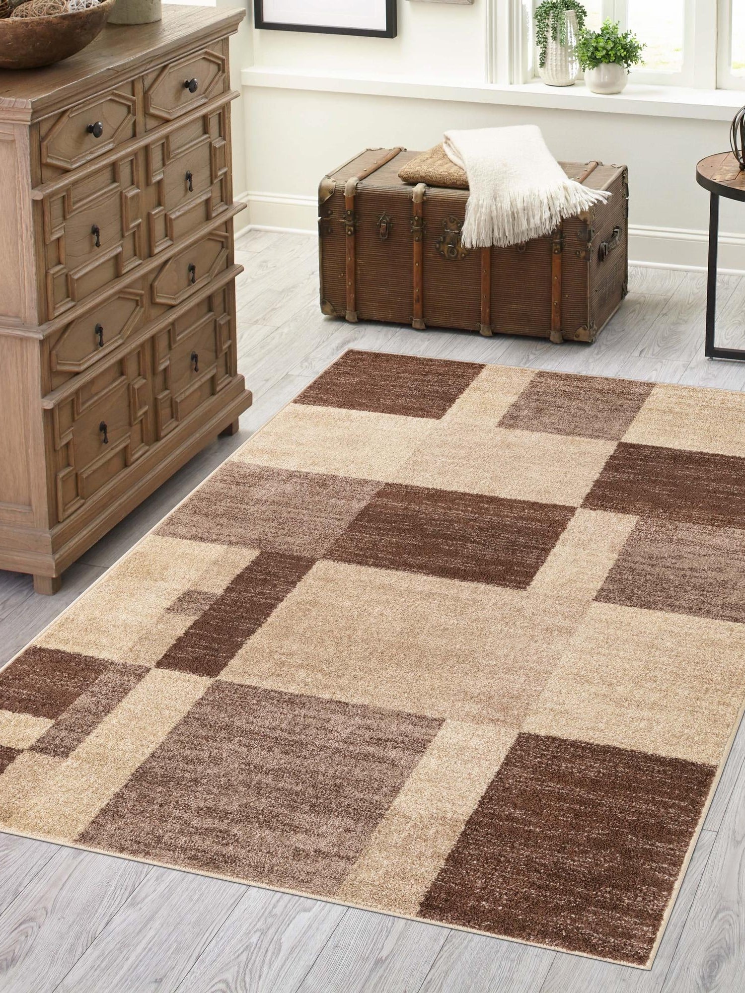 Light Brown 10' x 14' 1 Autumn Rectangle Area Rug 100% Polypropylene Durable Jute Backing Living Dining Room Bedroom Office Modern Decor Carpet for Sale at Rug Engine