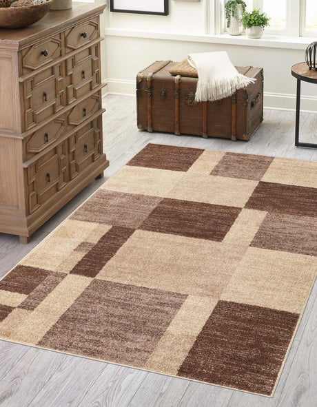 Light Brown 7' 1 x 10' Autumn Rectangle Area Rug 100% Polypropylene Durable Jute Backing Living Dining Room Bedroom Office Modern Decor Carpet for Sale at Rug Engine