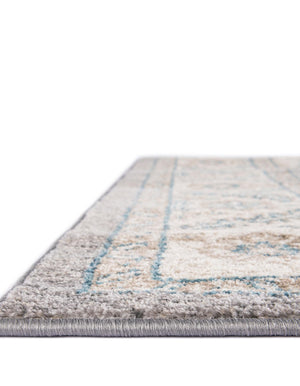 Gray 5' x 5' Salzburg Square Area Rug Stain Resistant Easy Clean Traditional Classic Design Durable Carpet for Affordable Interior Home Decorating for Sale at Rug Engine