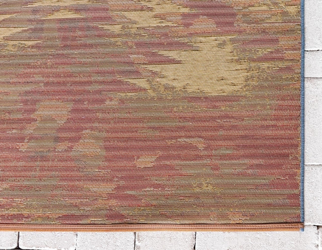 Blue 2' x 6' 1 Outdoor Modern Runner Rug