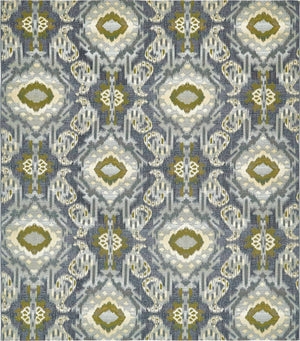 Blue 10' x 12' 2 Outdoor Modern Rectangle Rug