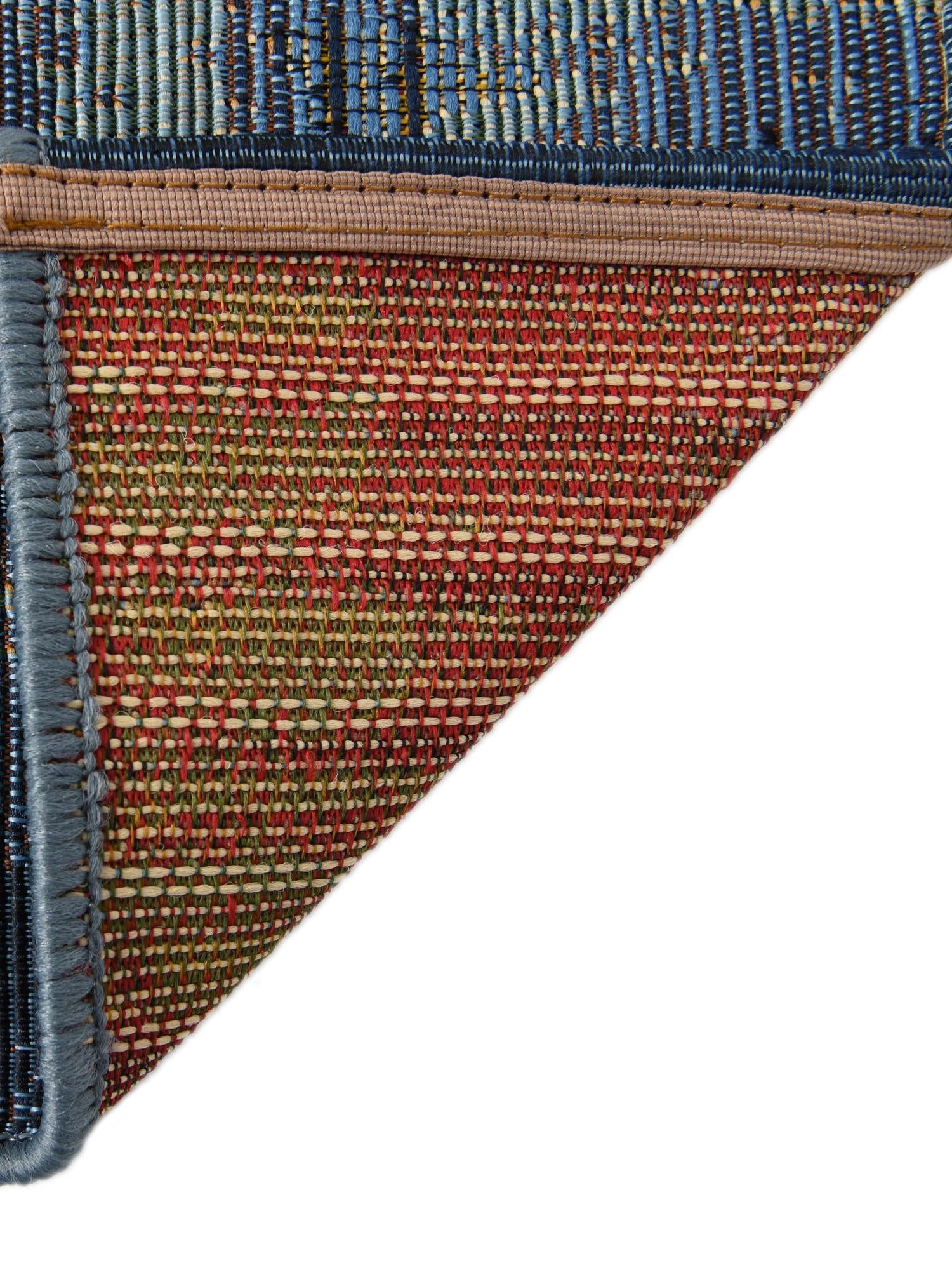 Multicolor 2' 7 x 12' Outdoor Modern Runner Area Rug Weather Resistant for Patio, Deck, Terrace, Balcony, Porch 100% Polypropylene Modern Outside Carpet for Sale at Rug Engine