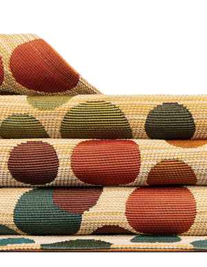 Beige 2' 7 x 11' Outdoor Modern Runner Area Rug Weather Resistant for Patio, Deck, Terrace, Balcony, Porch 100% Polypropylene Modern Outside Carpet for Sale at Rug Engine