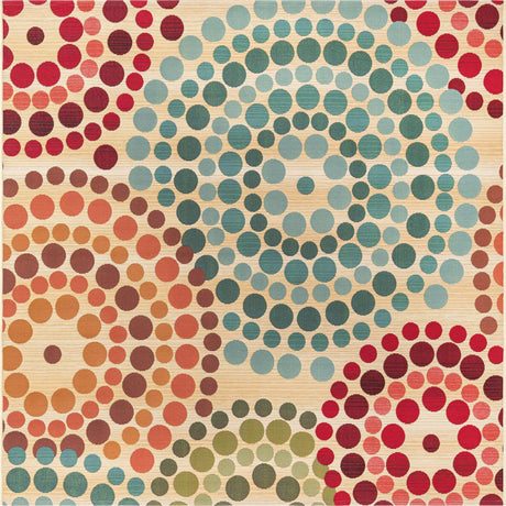 Beige 6' 1 x 6' 1 Outdoor Modern Square Rug