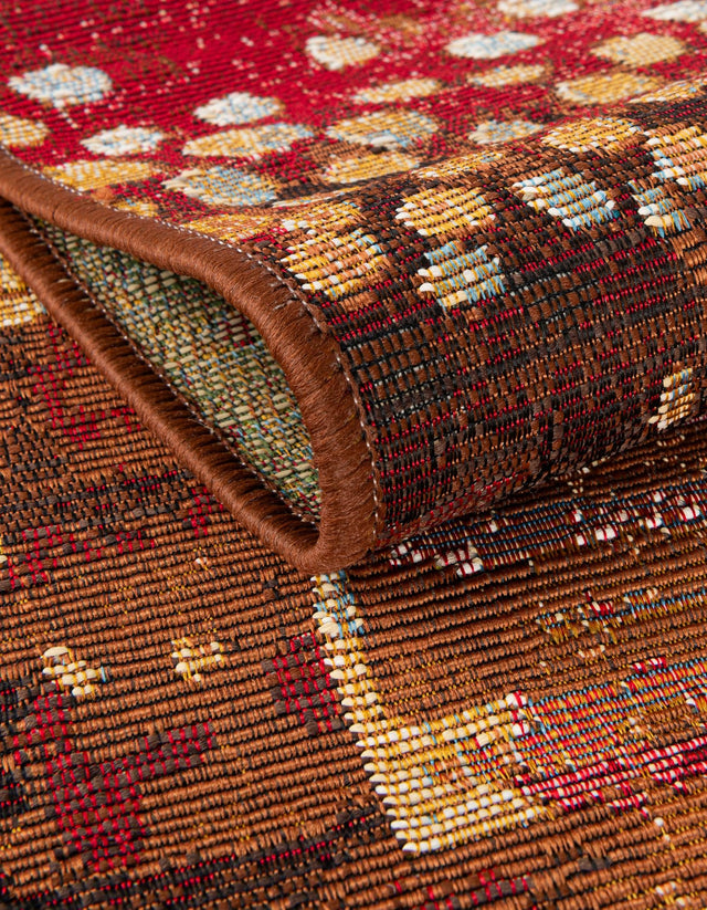 Multicolor 5' 3 x 8' Outdoor Modern Rectangle Rug