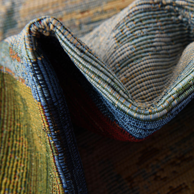 Multicolor 6' 1 x 6' 1 Outdoor Modern Square Rug